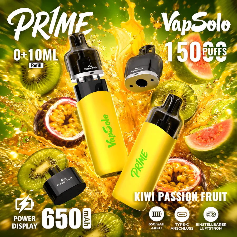 vapsoloprime Pr1me 15K Pod – Kiwi-Maracuja