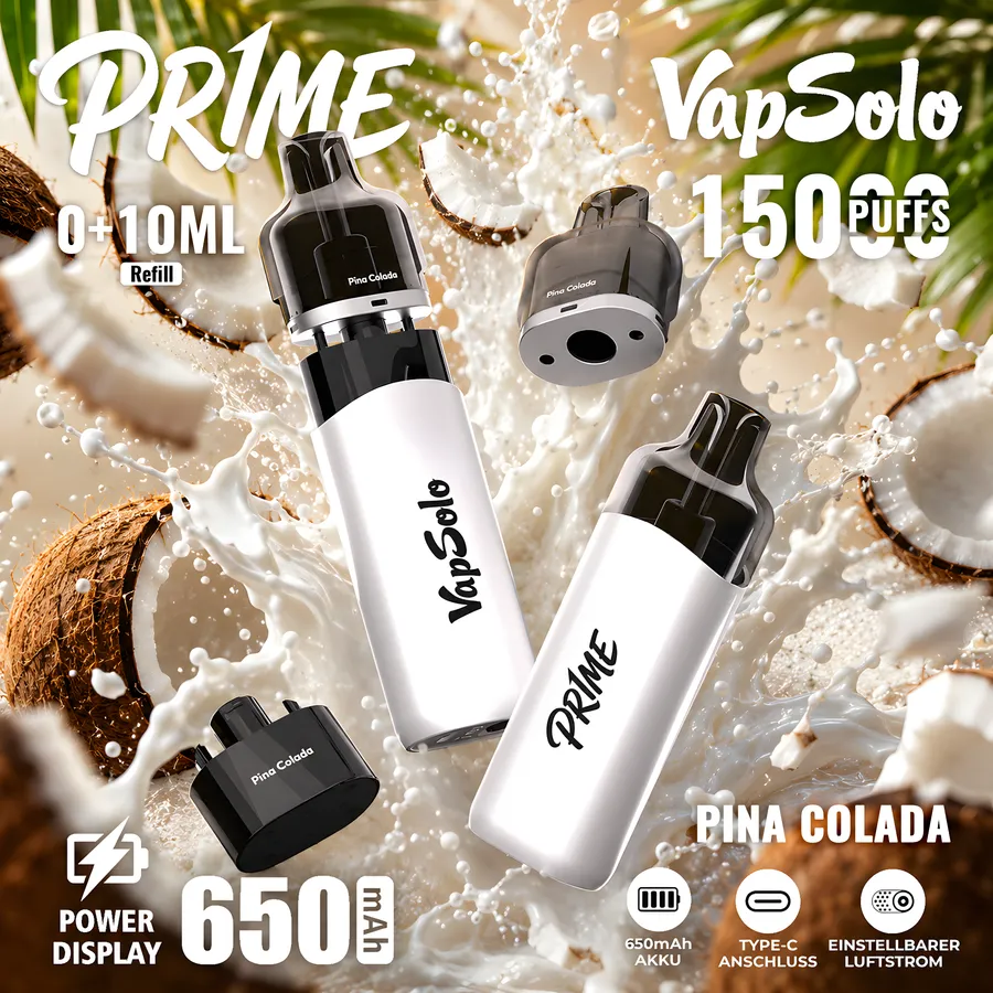 vapsoloprime Pr1me 15K Pod – Piña Colada
